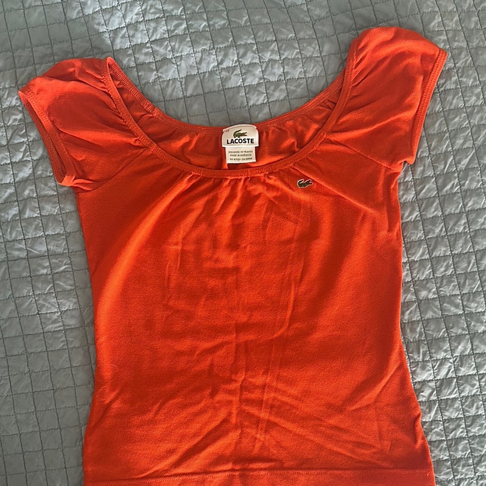 Lacoste Women's Orange Top